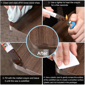 uxcell table desk chair gap filler blends with finish