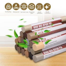 Uxney wood filler sticks dings and holes repair on floors and cabinets