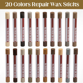 Uxney wood filler sticks scratch repair on wood furniture without tools