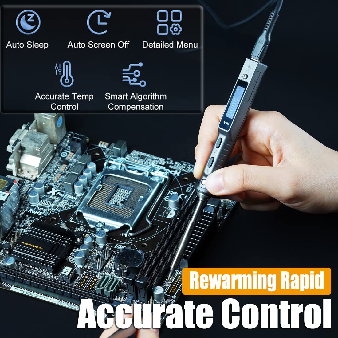 UY CHAN TS101 dual power input supports DC and PD use