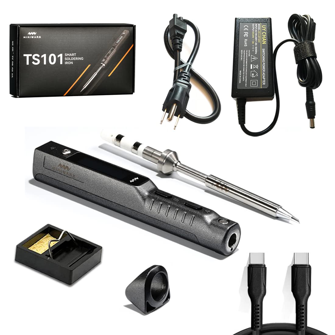 UY CHAN TS101 soldering pen ready for quick fixes and hobby projects