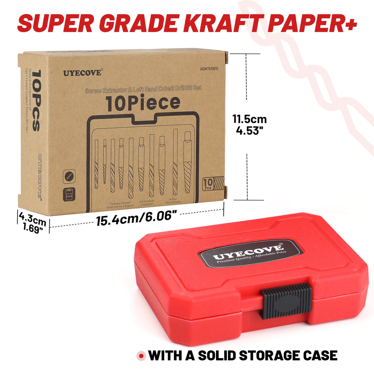 UYECOVE 35Cr-Mo steel construction emphasizes durability for heavy-duty fastener work.