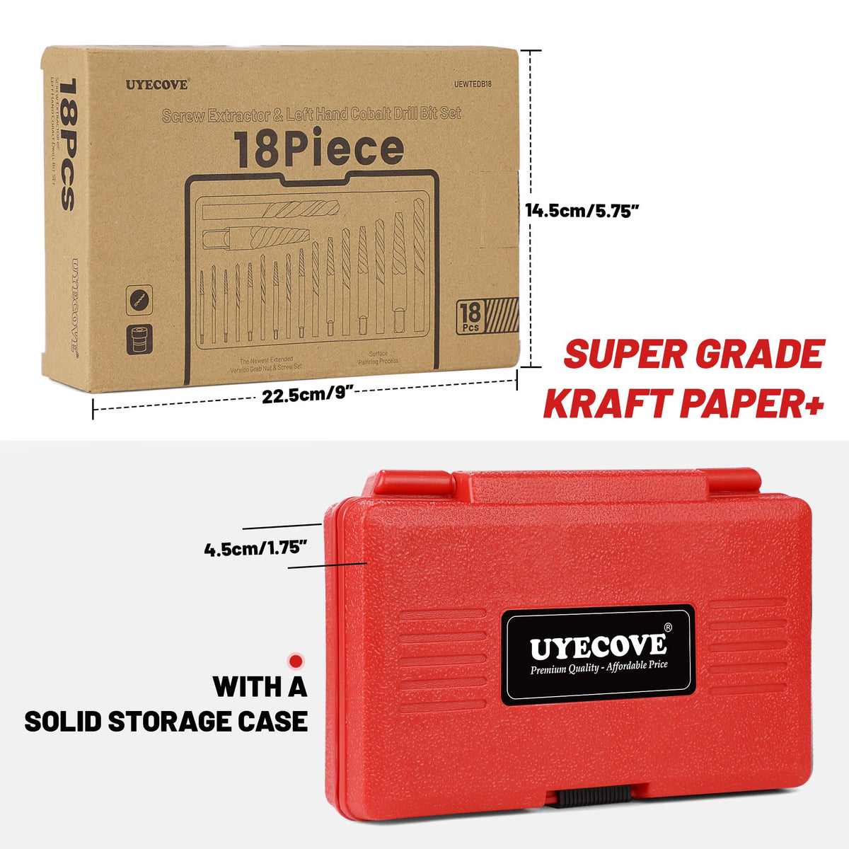 UYECOVE high-strength 35CR-MO and HSS steel extractors for tough jobs