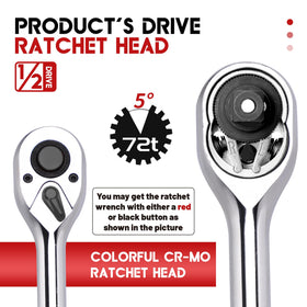 UYECOVE long handle 20 inch design increases leverage in tight spaces.
