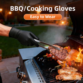 UYKKE heavy-duty nitrile gloves for rugged, reliable disposable protection.