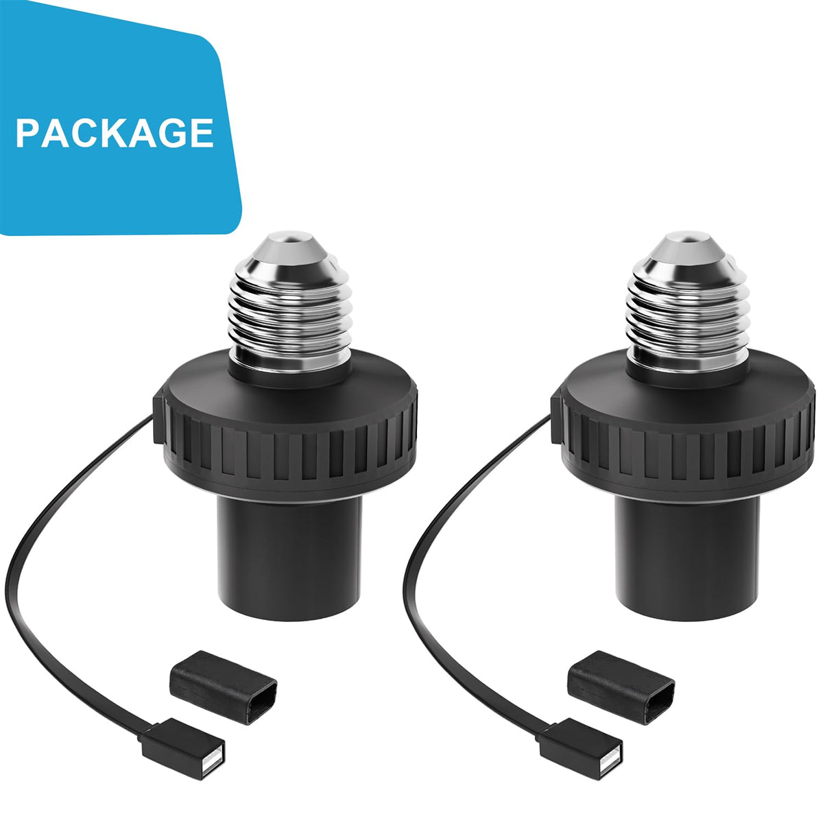 Compact UYODM adapter fits beside lamps and electronics in tight spaces