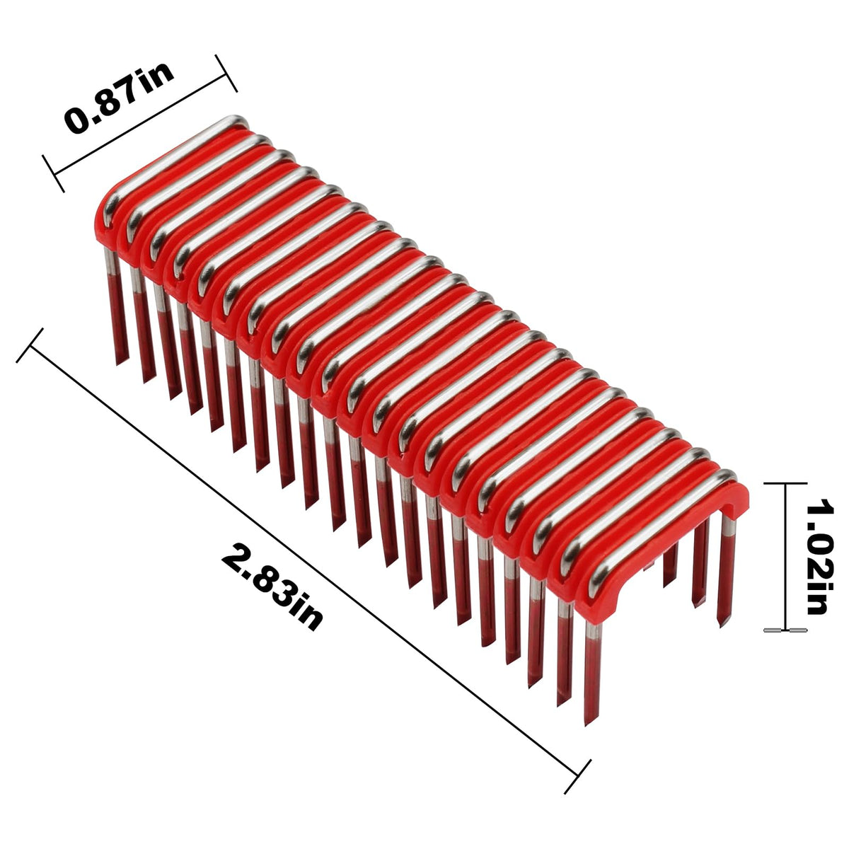 UYZO MNM1-600 ready for 2448-20 stapler use on wood surfaces