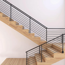 UZE railing kit shown in an outdoor coastal setting for inspiration