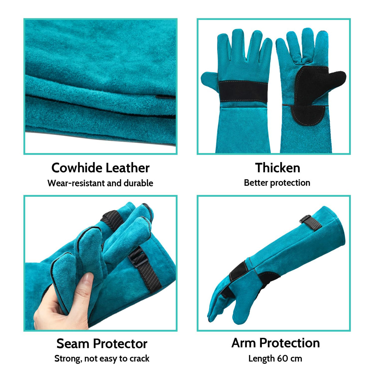 Uzhika secure seal adjustable cuffs prevent slips in busy care settings