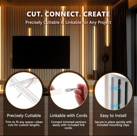 V4light dimmable strip with app and voice control
