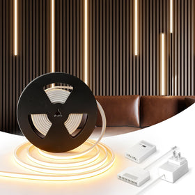 V4light dot-free silicone strip for seamless wall lighting with minimal glare
