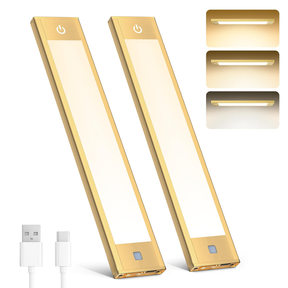 V4light under-cabinet light with motion sensor for pantry illumination.