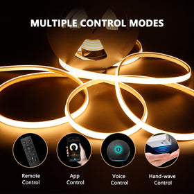 V4light tunable white 2700K-6500K strip for ambient to task lighting