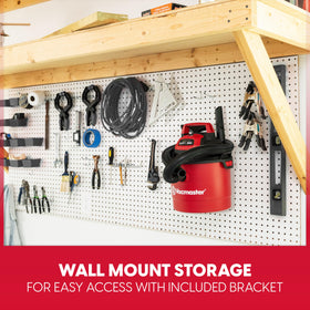 Vacmaster DVOM202P includes crevice tool for hard-to-reach areas.