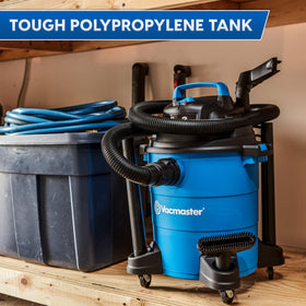 Vacmaster converts to blower for outdoor or workshop dusting tasks.
