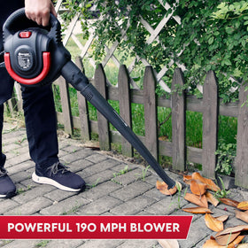 Vacmaster VBVB611PF blower speed shows powerful air for outdoor tasks