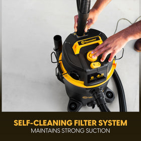 Vacmaster VDK611PF locking hose provides secure, flexible cleaning