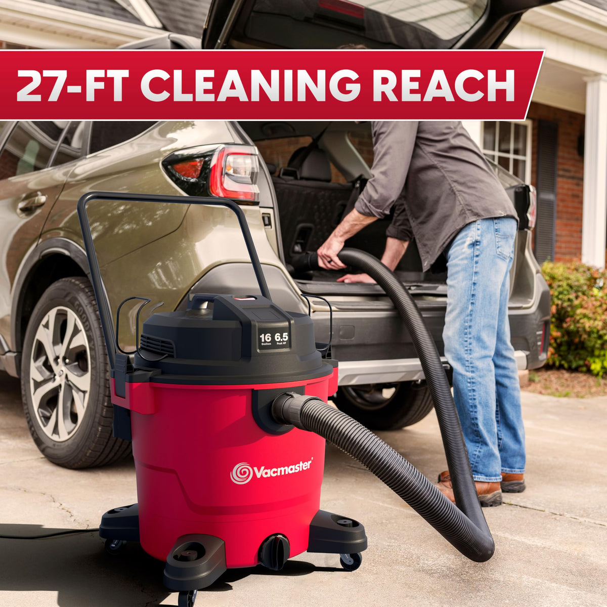 Vacmaster VJH1612PF includes 10 accessories for versatility.