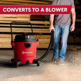 Vacmaster VJH1612PF 27-foot reach extends cleaning range.