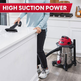 Vacmaster VOC812SF 17-foot reach with hose and cord for wide areas