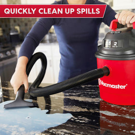 Vacmaster VOM205P 100-air-watt motor delivers strong suction for messes