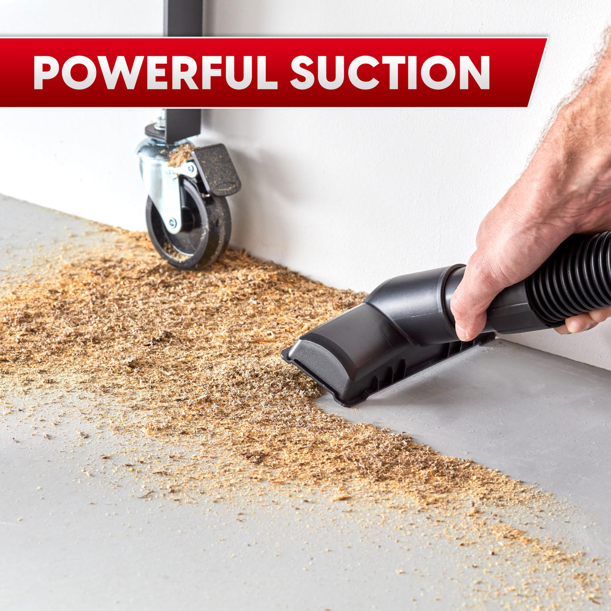 Vacmaster VWMB508 large carry handle for portability.