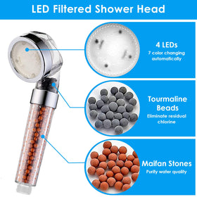 Vacto 5ft shower hose offers flexible reach during routine showers.