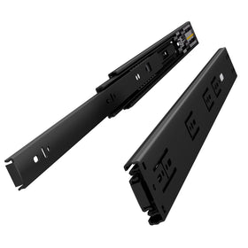 VADANIA 14-inch soft close drawer slide front view shows smooth, quiet operation.