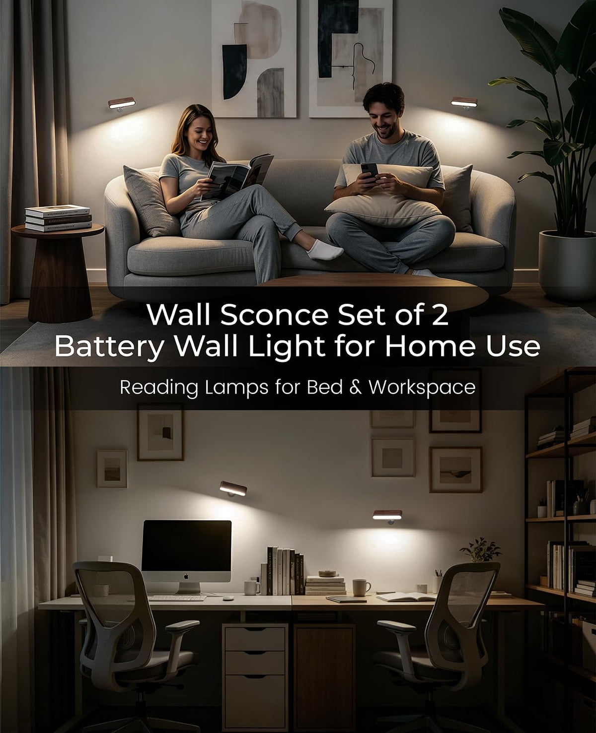 Indoor lighting solution suitable for shelves, dresser, or corridors.