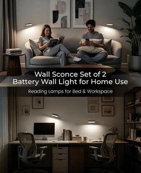 Indoor lighting solution suitable for shelves, dresser, or corridors.