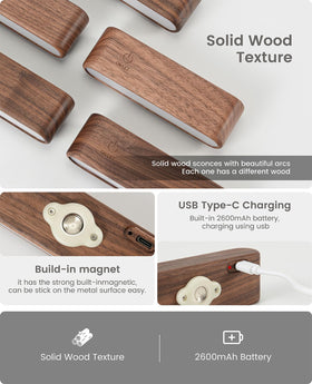 Rechargeable USB-C charging for Vadifula 2600mAh battery.