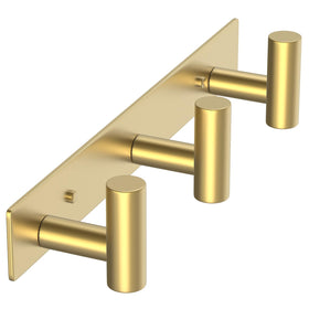 VAEHOLD gold T-shape wall mount front view for organized entryway