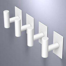 VAEHOLD hook hanging coat on hallway rack for quick organization.