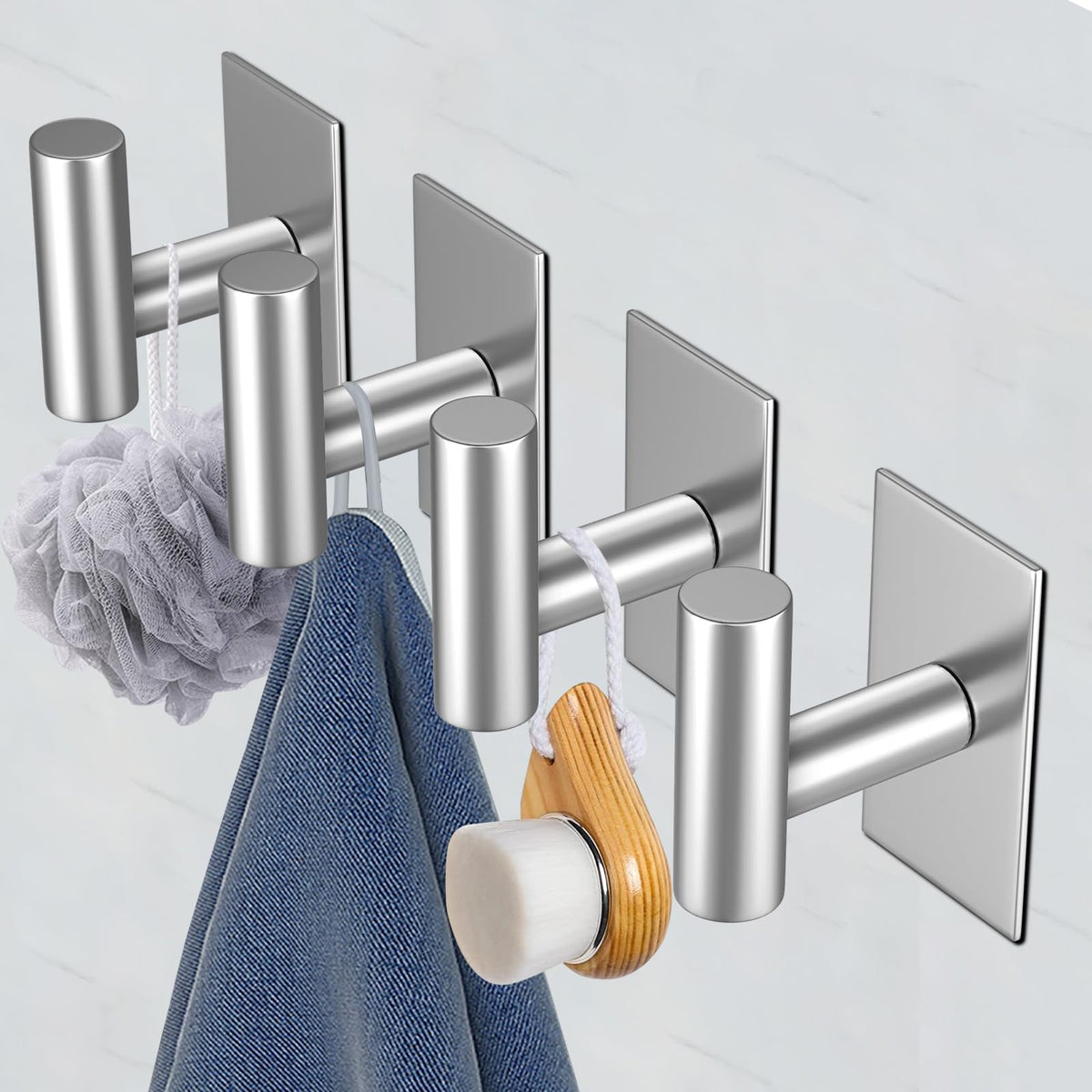 VAEHOLD kitchen/bathroom towel hook action keeps towels tidy.