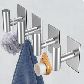 VAEHOLD kitchen/bathroom towel hook action keeps towels tidy.