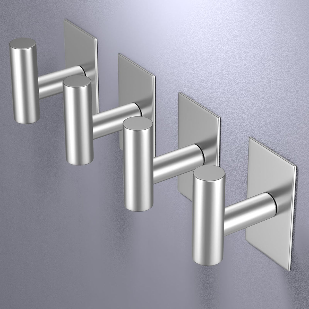 VAEHOLD suitable surfaces close-up shows tiles, glass, metal ready for mounting.