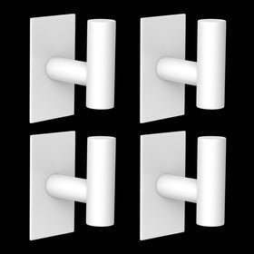 VAEHOLD wall hook adhesive application on a smooth surface for mess-free mounting.