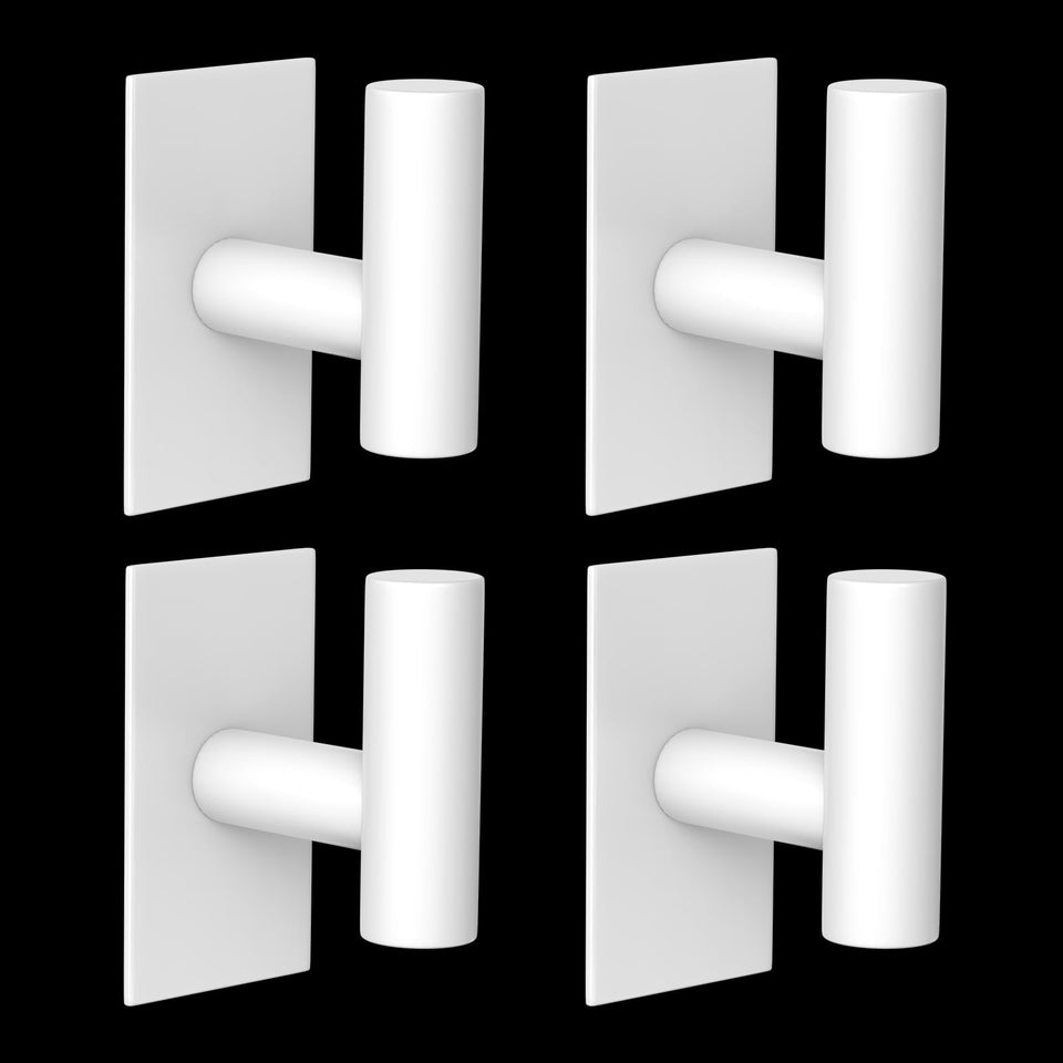 VAEHOLD wall hook adhesive application on a smooth surface for mess-free mounting.