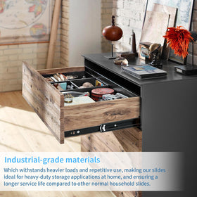 VAGUDE silent-stable-gliding delivers smooth, quiet operation for busy drawers.