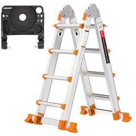 Valeo Ladder 14ft extended for reaching high ceilings with stable support.