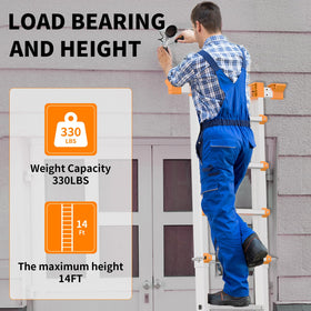 Valeo Ladder versatile for indoor and outdoor use across tasks.