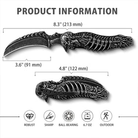 Valhalla Reaper ideal for outdoor use, hiking and camping.