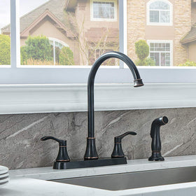 VALISY high-arc 360-degree spout for easy filling and wide washing.