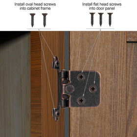 Vallecloud heavy-duty steel hinges offer durable performance for daily use.