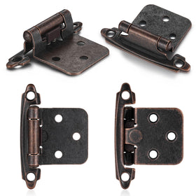 Vallecloud kitchen hinges support 1/2-inch overlay doors for proper alignment.