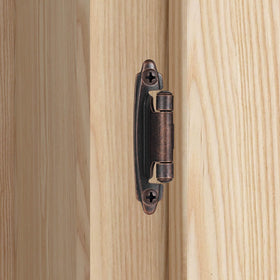 Vallecloud semi-concealed hinge blends with kitchen design while remaining discreet.