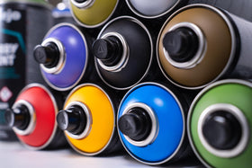 Vallejo Acrylic Matt Varnish Spray over plastics offers non-yellowing, durable protection for handling.