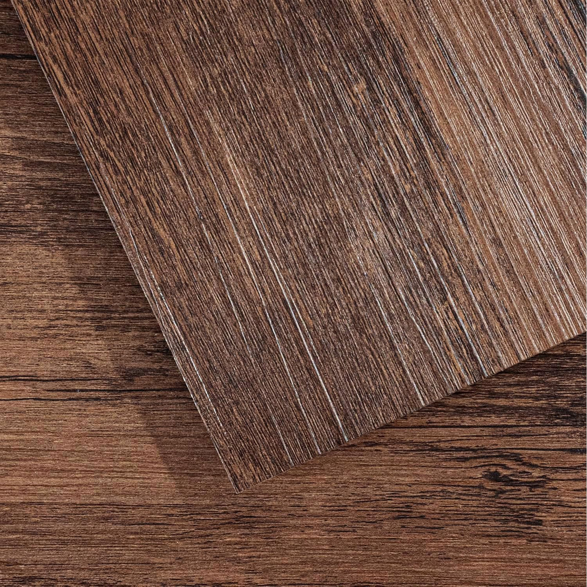 VallisCo peel and stick vinyl flooring installation shows quick DIY upgrade
