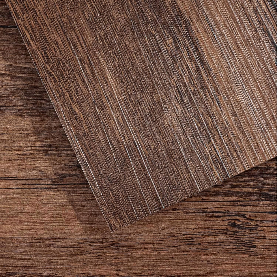 VallisCo peel and stick vinyl flooring installation shows quick DIY upgrade