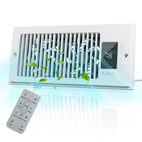 VallisCo register booster fan 4x10 front view enhances airflow
